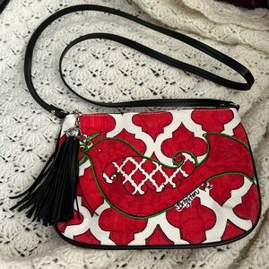 Brighton Canvas Crossbody Handbag. New Condition